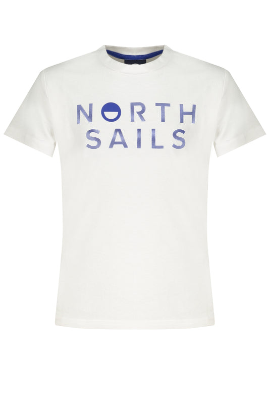 NORTH SAILS WEISSES KURZÄRMELIGES T-SHIRT FÜR KINDER