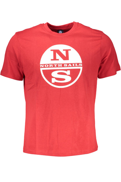 NORTH SAILS HERREN-KURZARM-T-SHIRT ROT