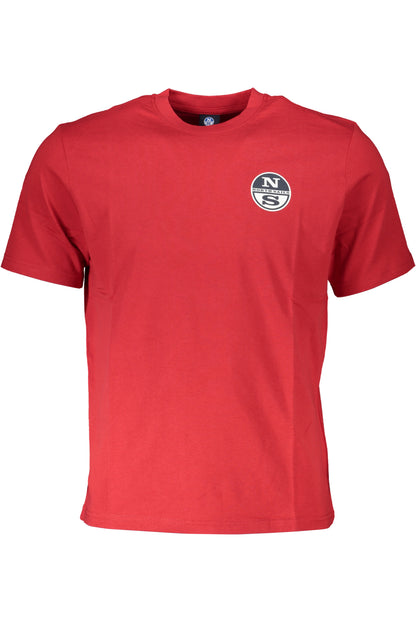 NORTH SAILS HERREN-KURZARM-T-SHIRT ROT