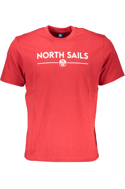 NORTH SAILS HERREN-KURZARM-T-SHIRT ROT