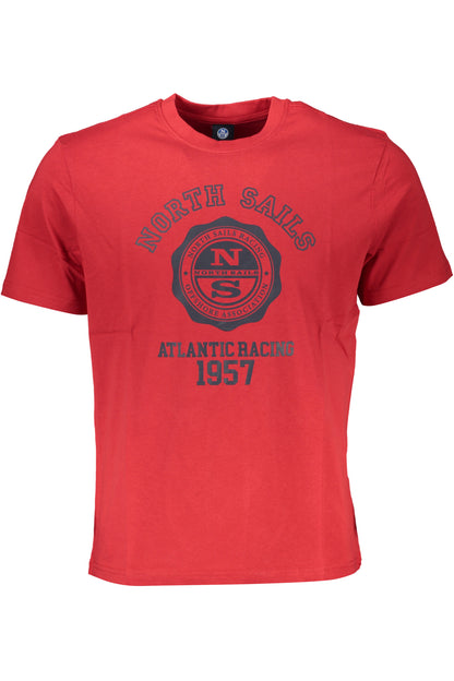 NORTH SAILS HERREN-KURZARM-T-SHIRT ROT