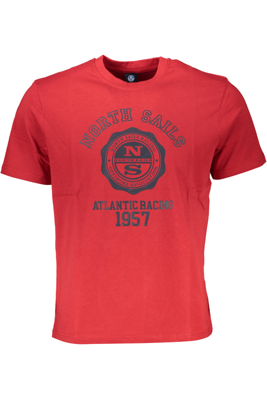 NORTH SAILS HERREN-KURZARM-T-SHIRT ROT