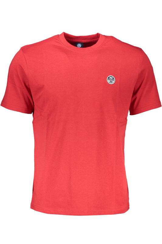 NORTH SAILS HERREN-KURZARM-T-SHIRT ROT