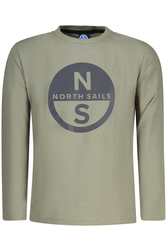 NORTH SAILS KINDER LANGARM-T-SHIRT, GRÜN