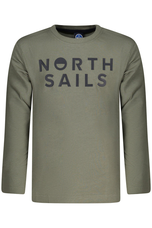 NORTH SAILS KINDER LANGARM-T-SHIRT, GRÜN