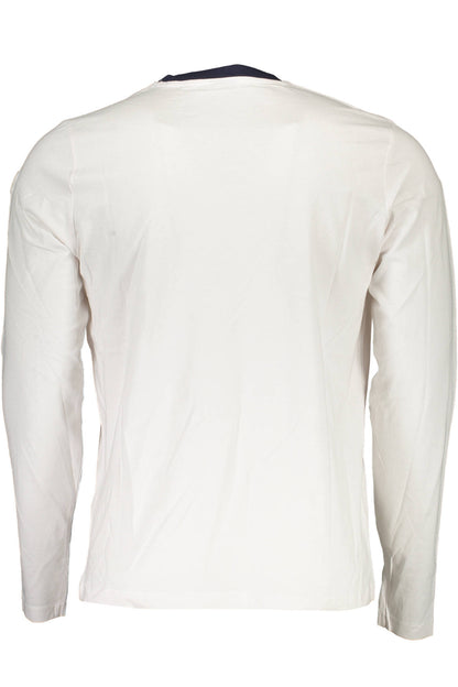 NORTH SAILS LANGARM-T-SHIRT HERREN WEISS