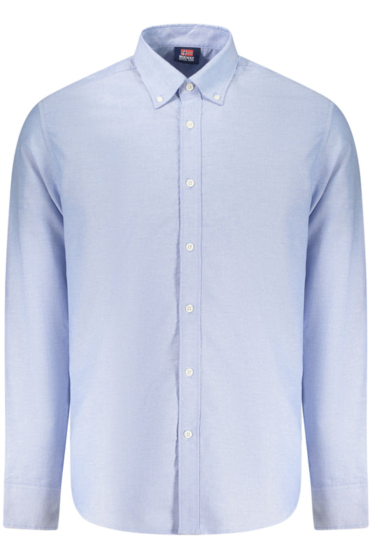 NORWEGEN 1963 HERREN LANGARMHEMD, BLAU