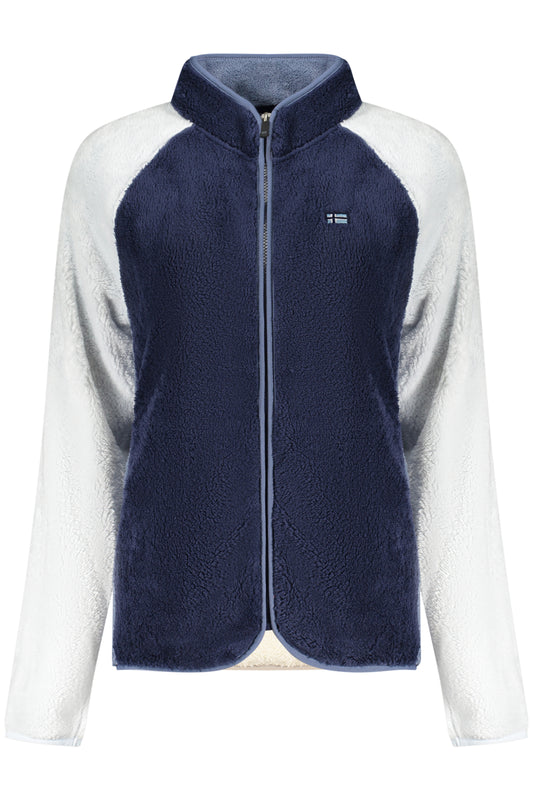 NORWEGEN 1963 BLAUES DAMEN-SWEATSHIRT MIT REISSVERSCHLUSS