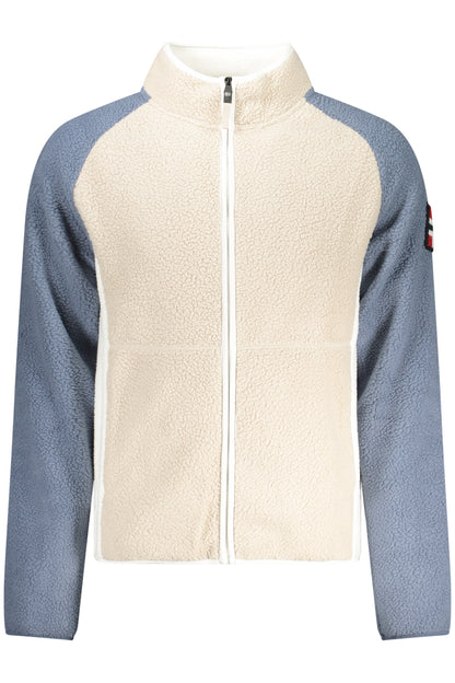 NORWEGEN 1963 HERREN-SWEATSHIRT MIT REISSVERSCHLUSS BEIGE