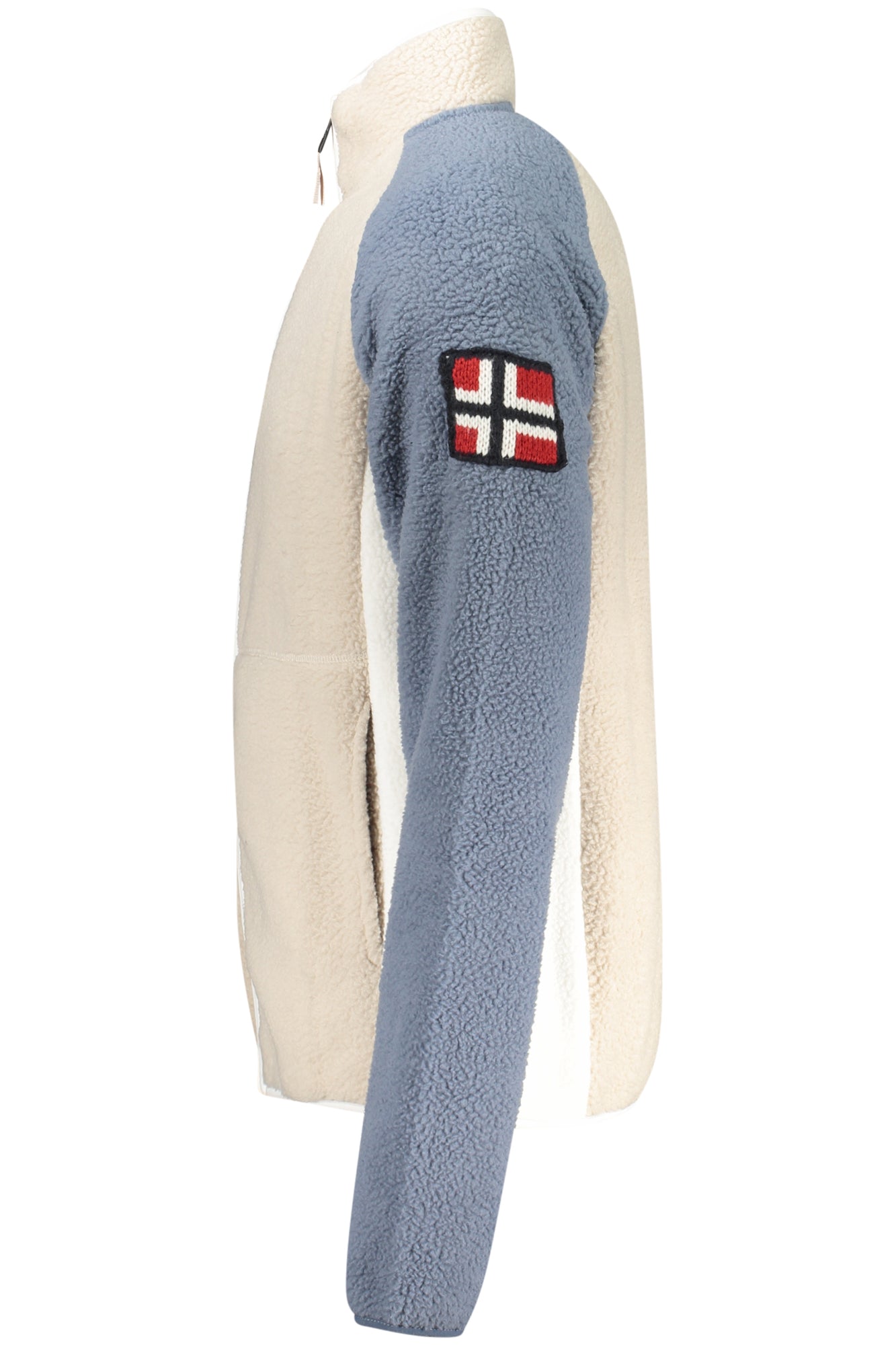 NORWEGEN 1963 HERREN-SWEATSHIRT MIT REISSVERSCHLUSS BEIGE