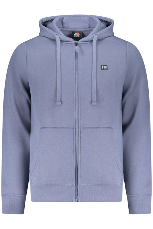 NORWEGEN 1963 HERREN BLAUES SWEATSHIRT MIT REISSVERSCHLUSS