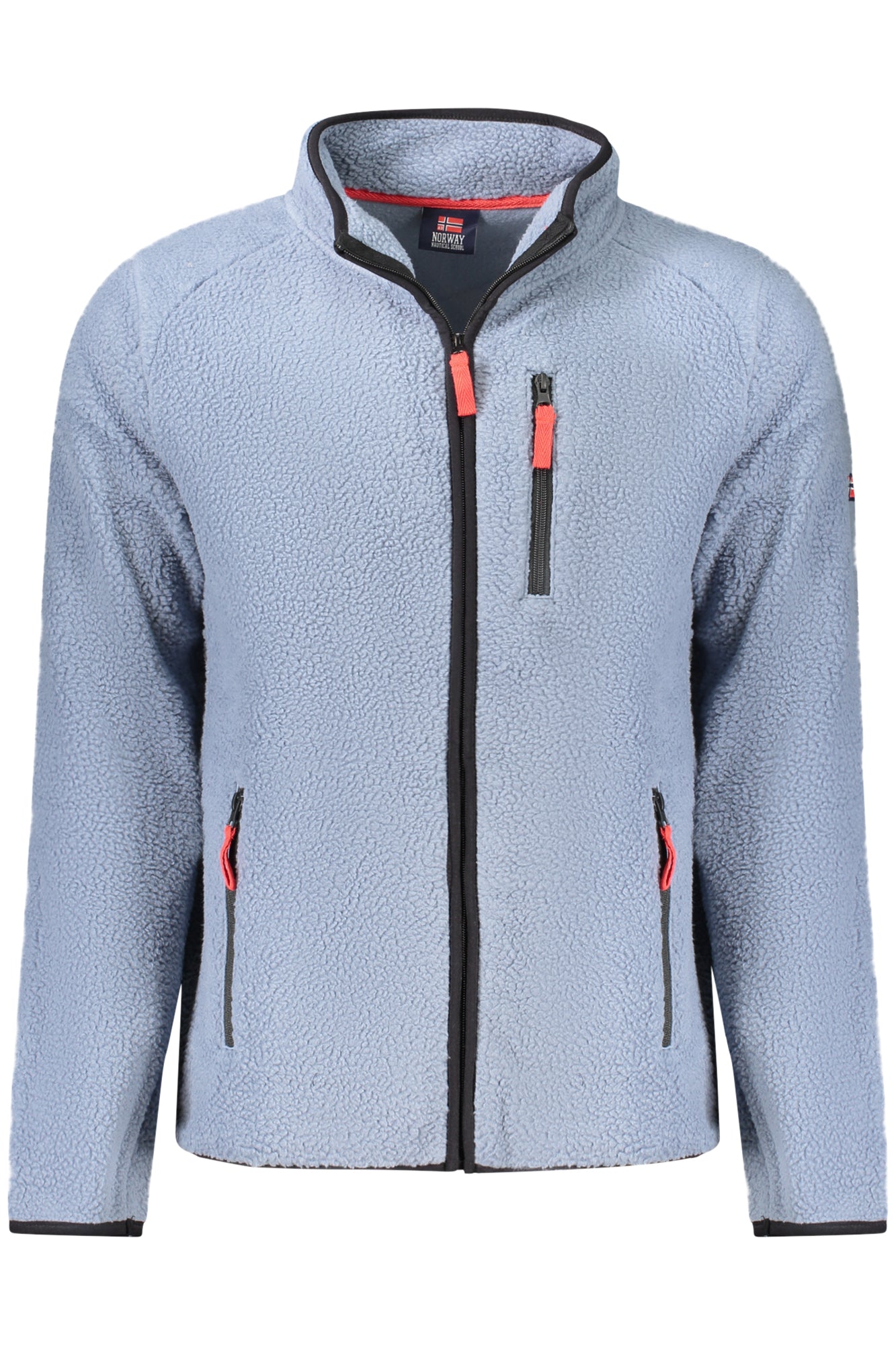 NORWEGEN 1963 HERREN BLAUES SWEATSHIRT MIT REISSVERSCHLUSS