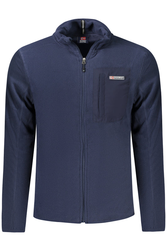 NORWEGEN 1963 HERREN BLAUES SWEATSHIRT MIT REISSVERSCHLUSS