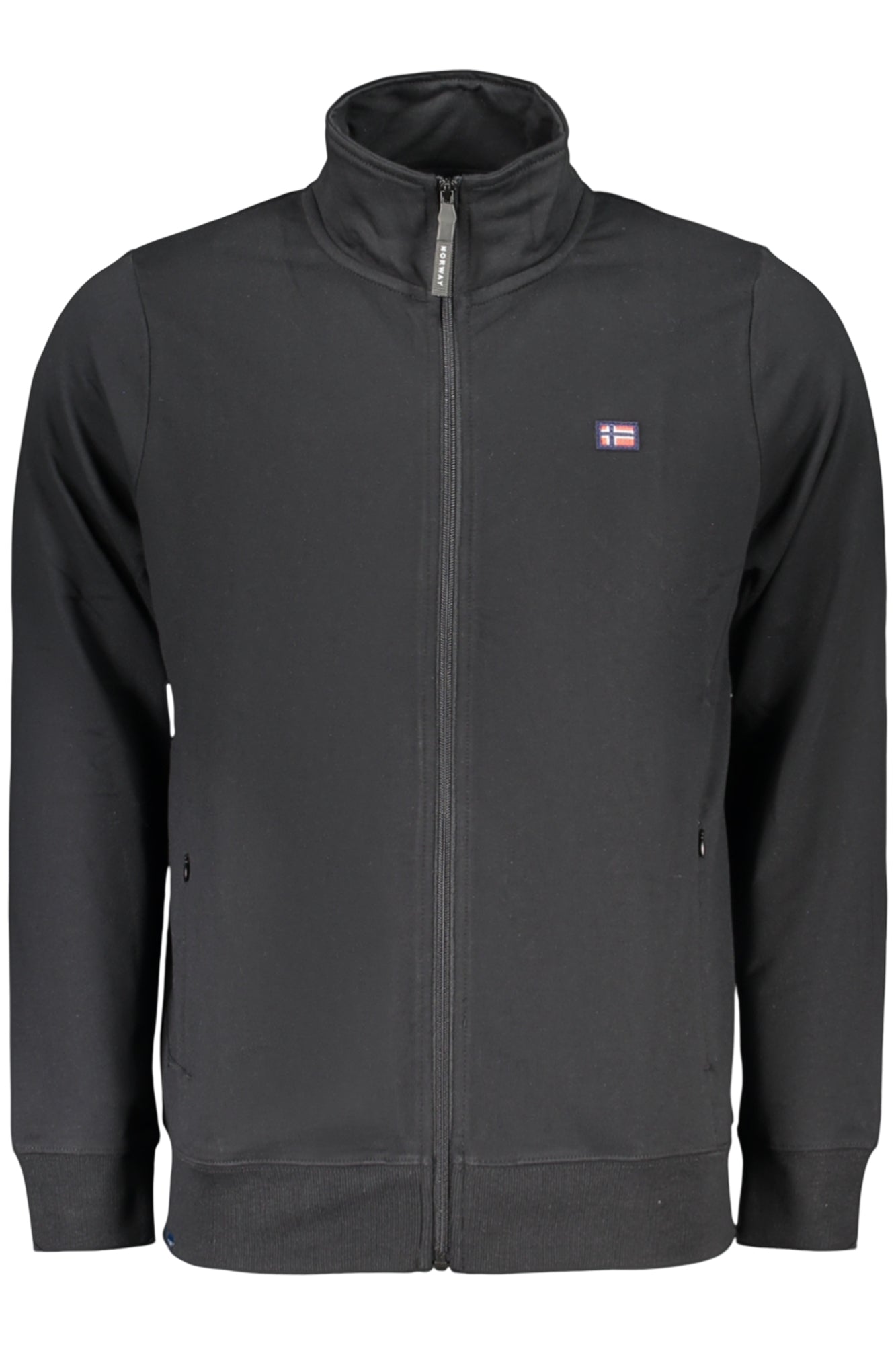 NORWEGEN 1963 HERREN SCHWARZES REISSVERSCHLUSS-SWEATSHIRT