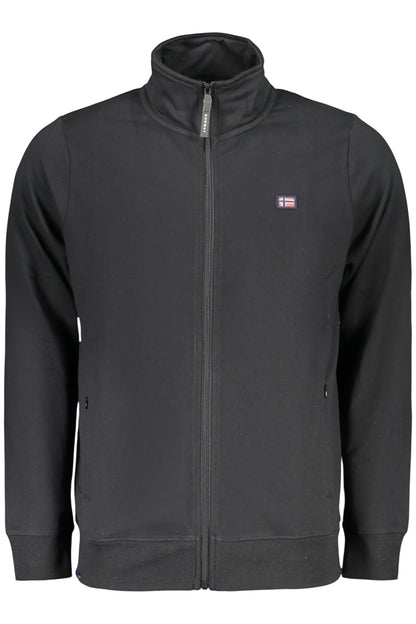 NORWEGEN 1963 HERREN SCHWARZES REISSVERSCHLUSS-SWEATSHIRT