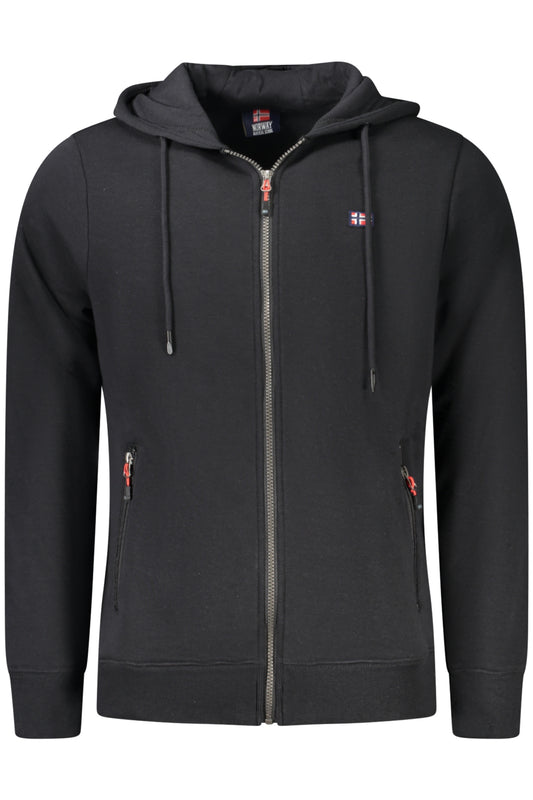 NORWEGEN 1963 HERREN-SWEATSHIRT MIT SCHWARZEM REISSVERSCHLUSS