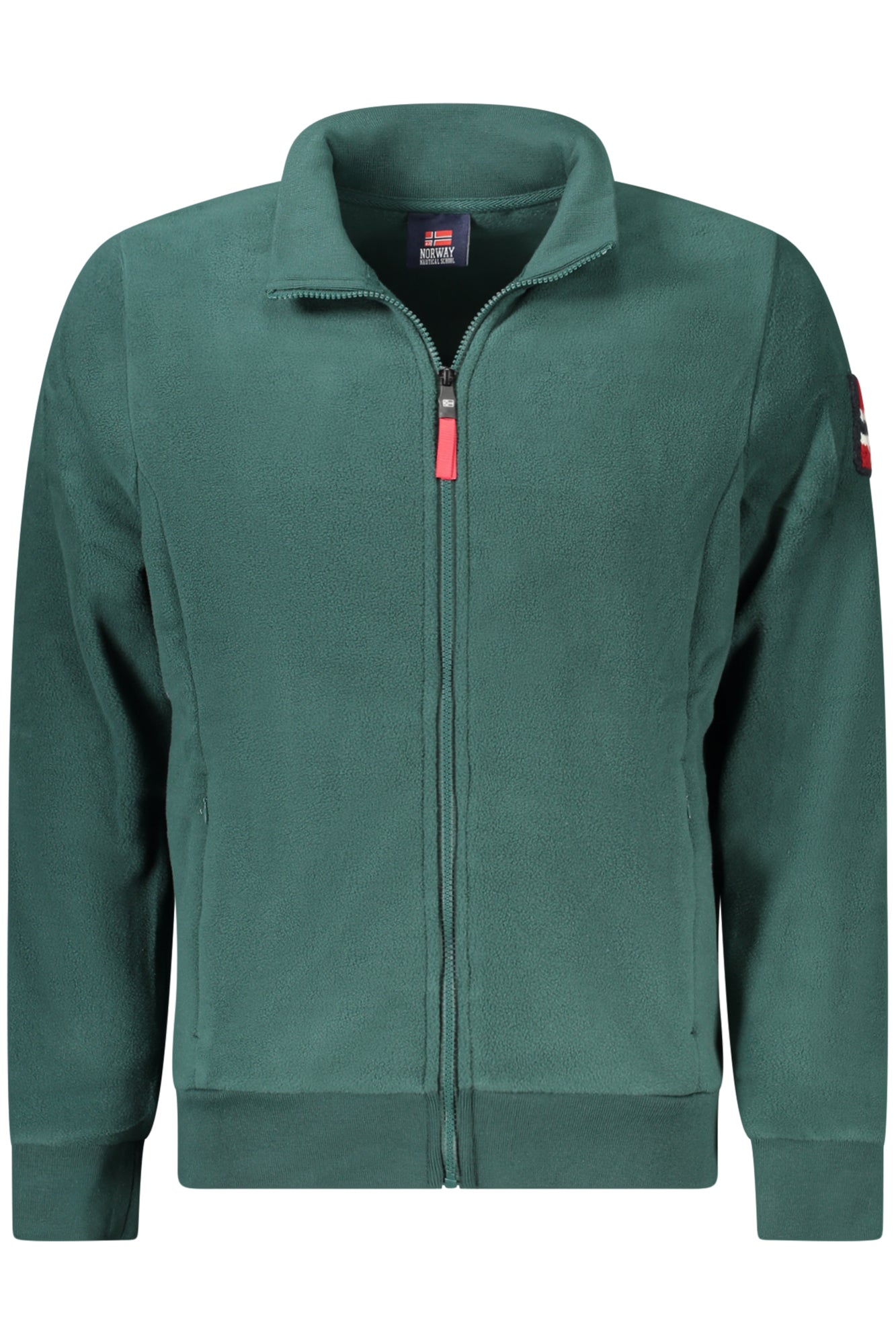 NORWEGEN 1963 HERREN GRÜNES SWEATSHIRT MIT REISSVERSCHLUSS
