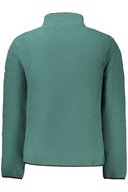 NORWEGEN 1963 HERREN GRÜNES SWEATSHIRT MIT REISSVERSCHLUSS