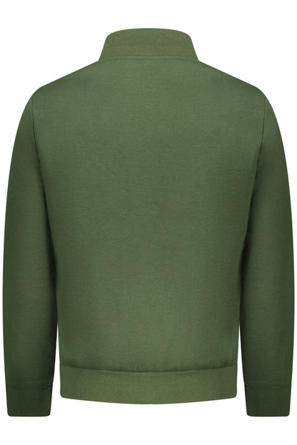 NORWEGEN 1963 HERREN GRÜNES SWEATSHIRT MIT REISSVERSCHLUSS
