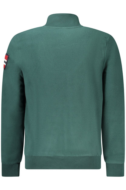 NORWEGEN 1963 HERREN GRÜNES SWEATSHIRT MIT REISSVERSCHLUSS
