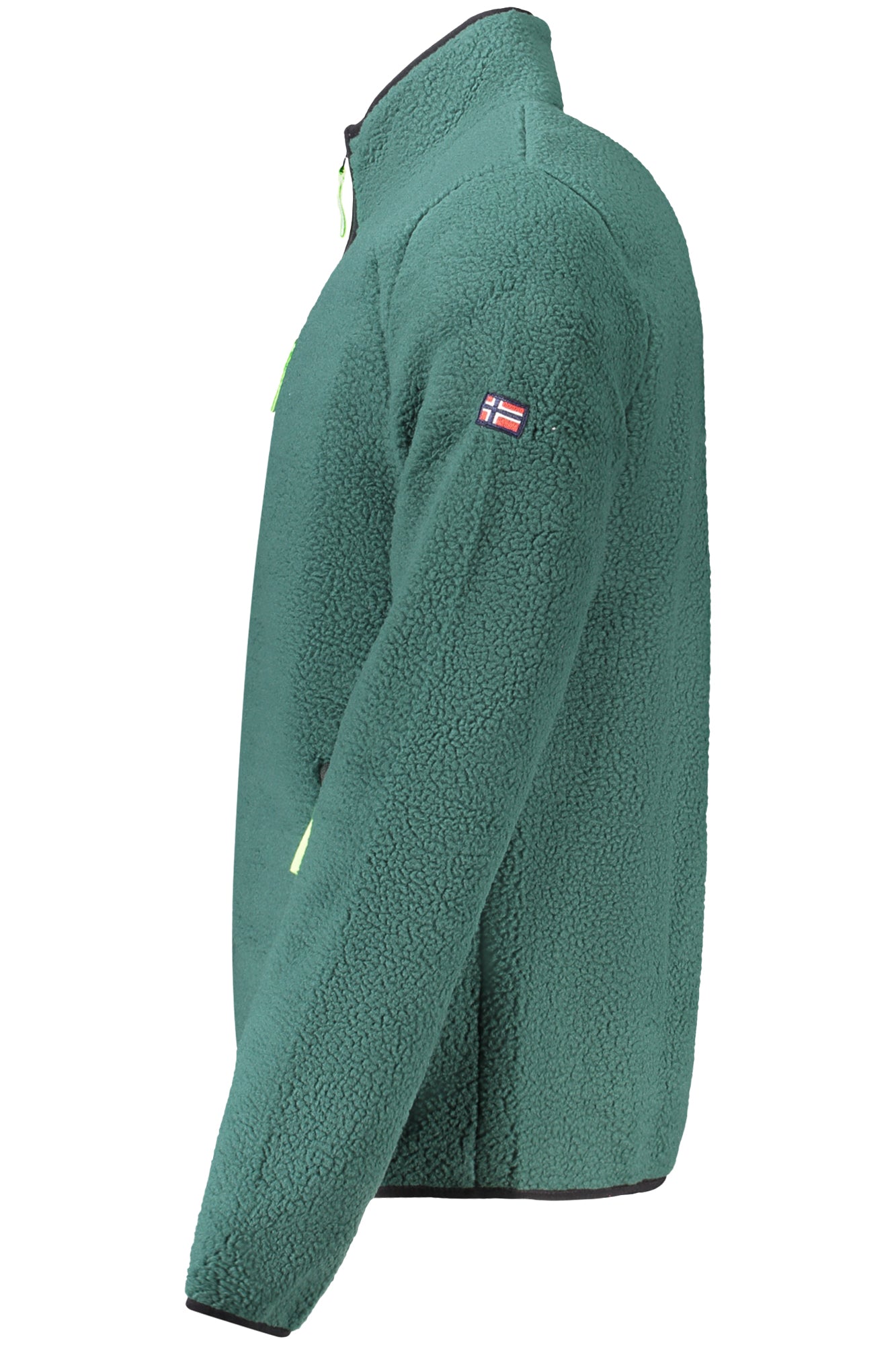 NORWEGEN 1963 HERREN GRÜNES SWEATSHIRT MIT REISSVERSCHLUSS
