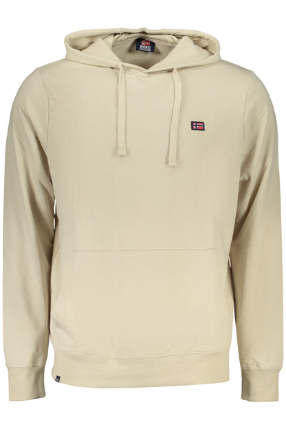 NORWEGEN 1963 HERREN BEIGE REISSVERSCHLUSS-SWEATSHIRT