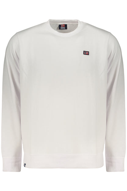 NORWEGEN 1963 HERREN WEISSES REISSVERSCHLUSS-SWEATSHIRT