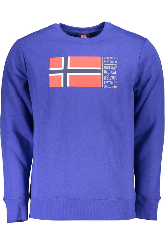 NORWEGEN 1963 BLAUES HERREN-SWEATSHIRT MIT REISSVERSCHLUSS