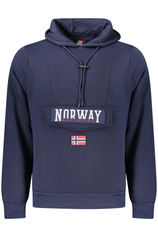NORWEGEN 1963 HERREN BLAUES SWEATSHIRT MIT REISSVERSCHLUSS