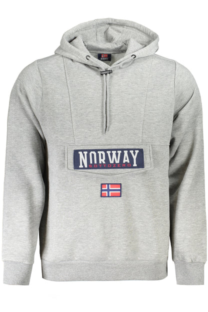 NORWEGEN 1963 GRAUES REISSVERSCHLUSS-SWEATSHIRT FÜR HERREN