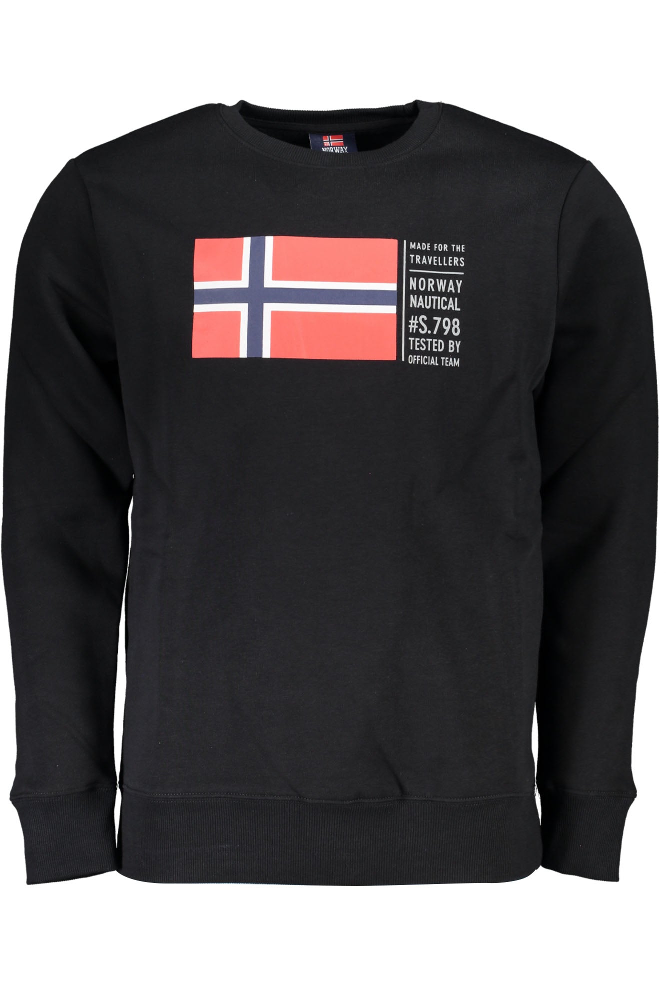 NORWEGEN 1963 SCHWARZES HERREN-SWEATSHIRT MIT REISSVERSCHLUSS