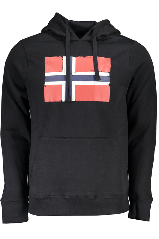 NORWEGEN 1963 SCHWARZES HERREN-SWEATSHIRT MIT REISSVERSCHLUSS