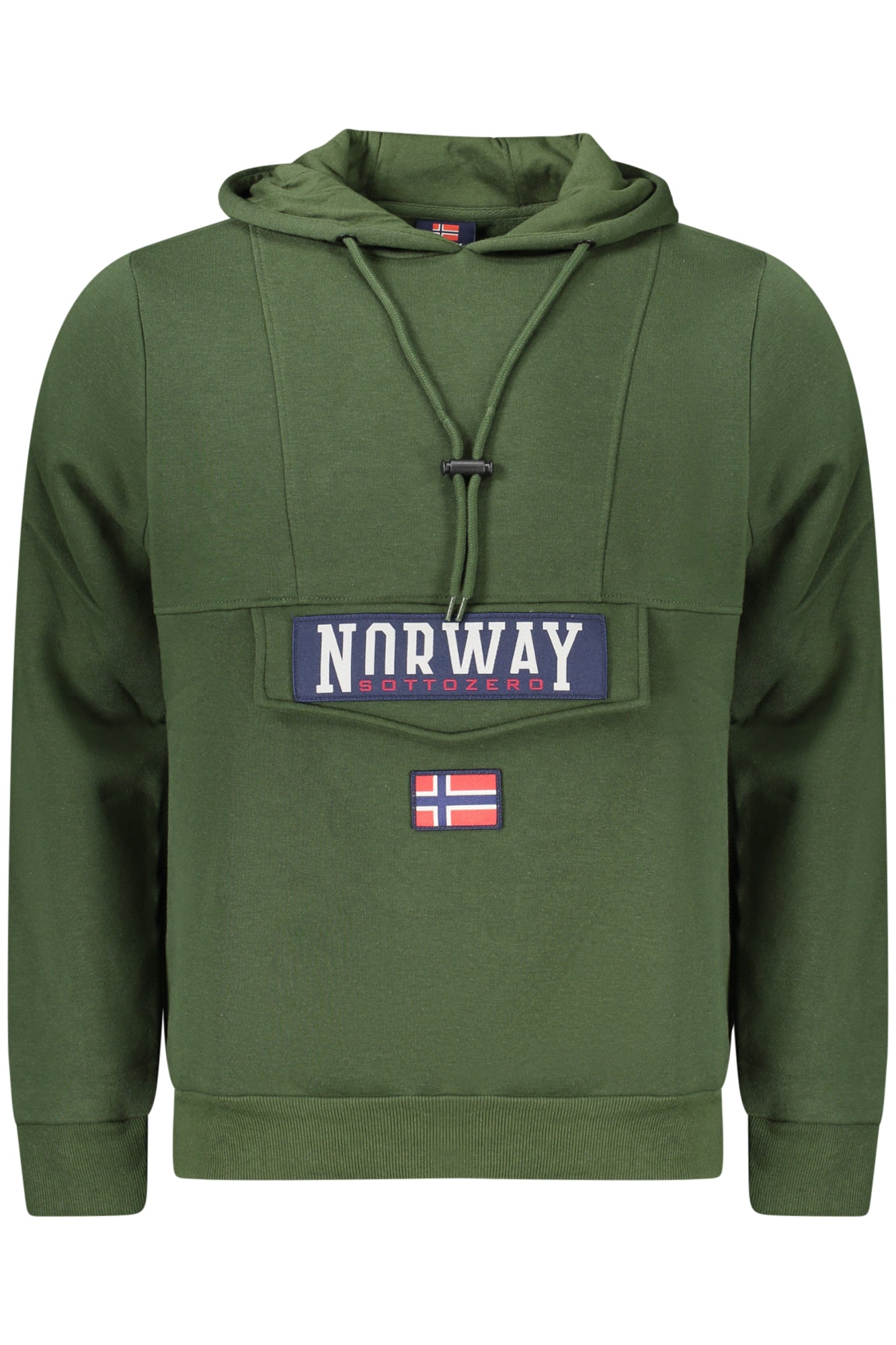 NORWEGEN 1963 HERREN-SWEATSHIRT MIT REISSVERSCHLUSS, GRÜN
