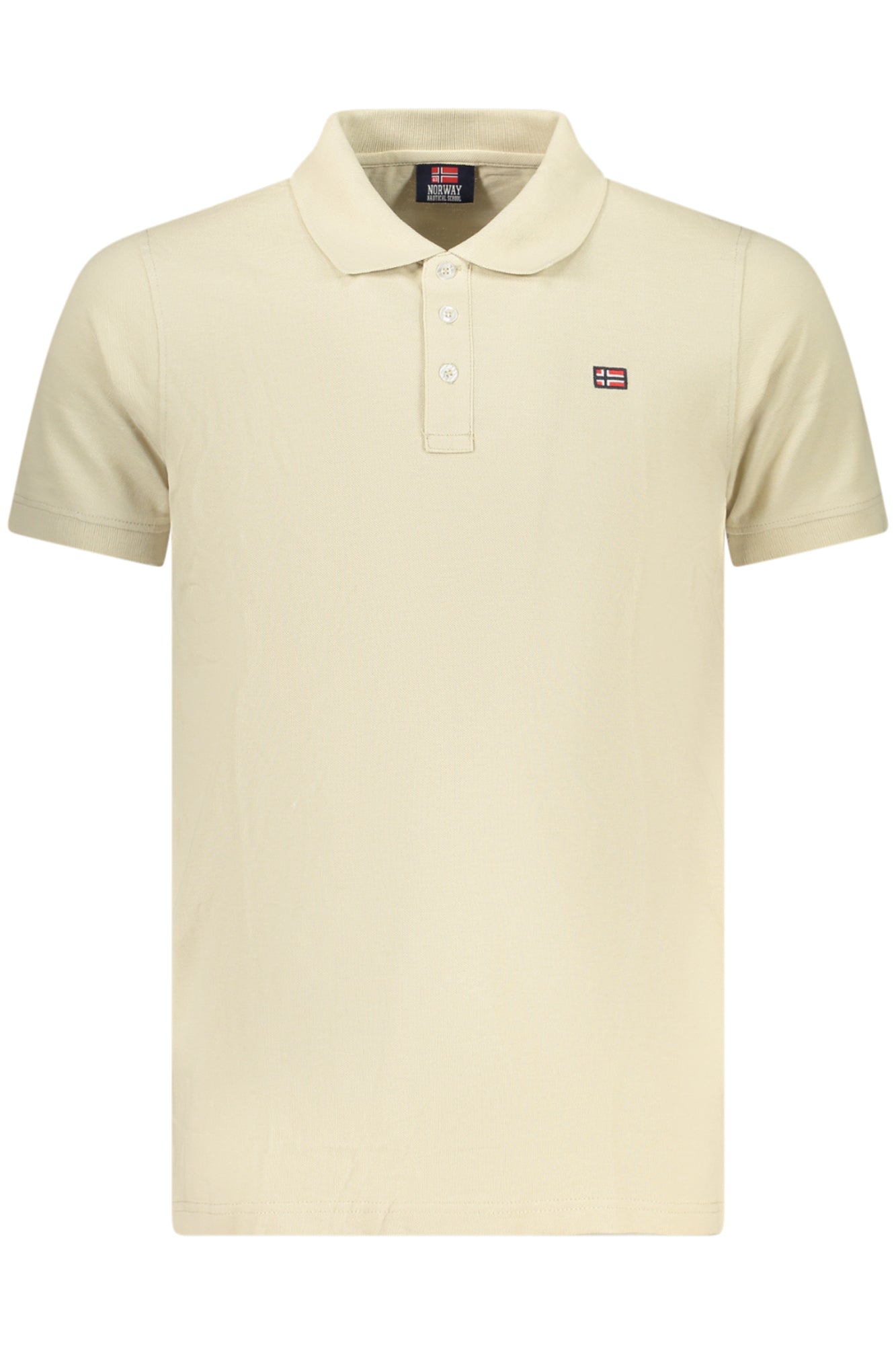 NORWEGEN 1963 HERREN-POLOSHIRT MIT KURZEN ÄRMELN, BEIGE