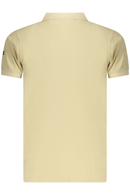 NORWEGEN 1963 HERREN-POLOSHIRT MIT KURZEN ÄRMELN, BEIGE