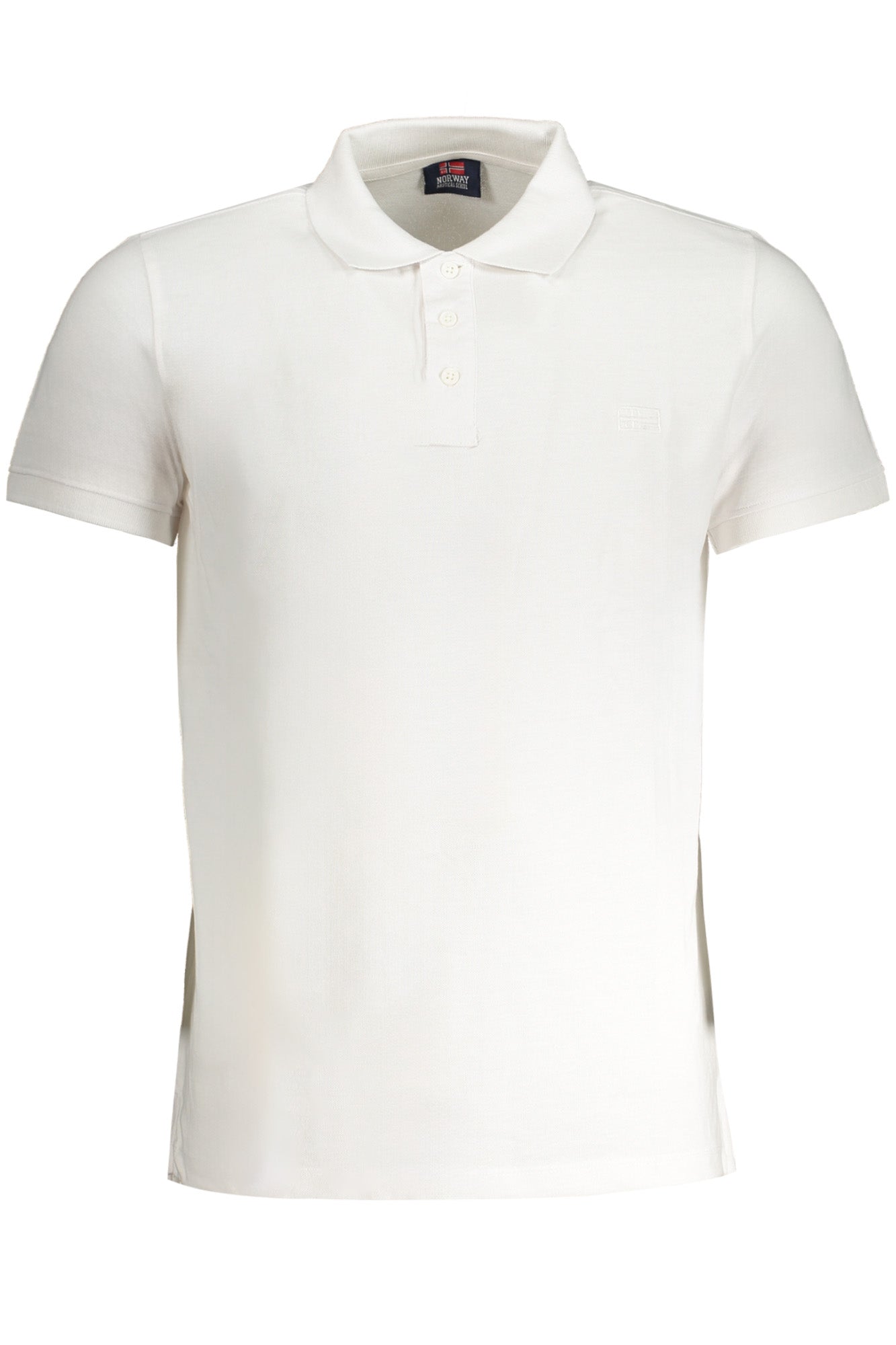 NORWEGEN 1963 WEISSES KURZARM-POLOSHIRT FÜR HERREN