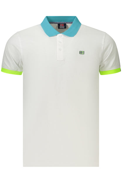 NORWEGEN 1963 HERREN KURZARM POLOSHIRT WEISS