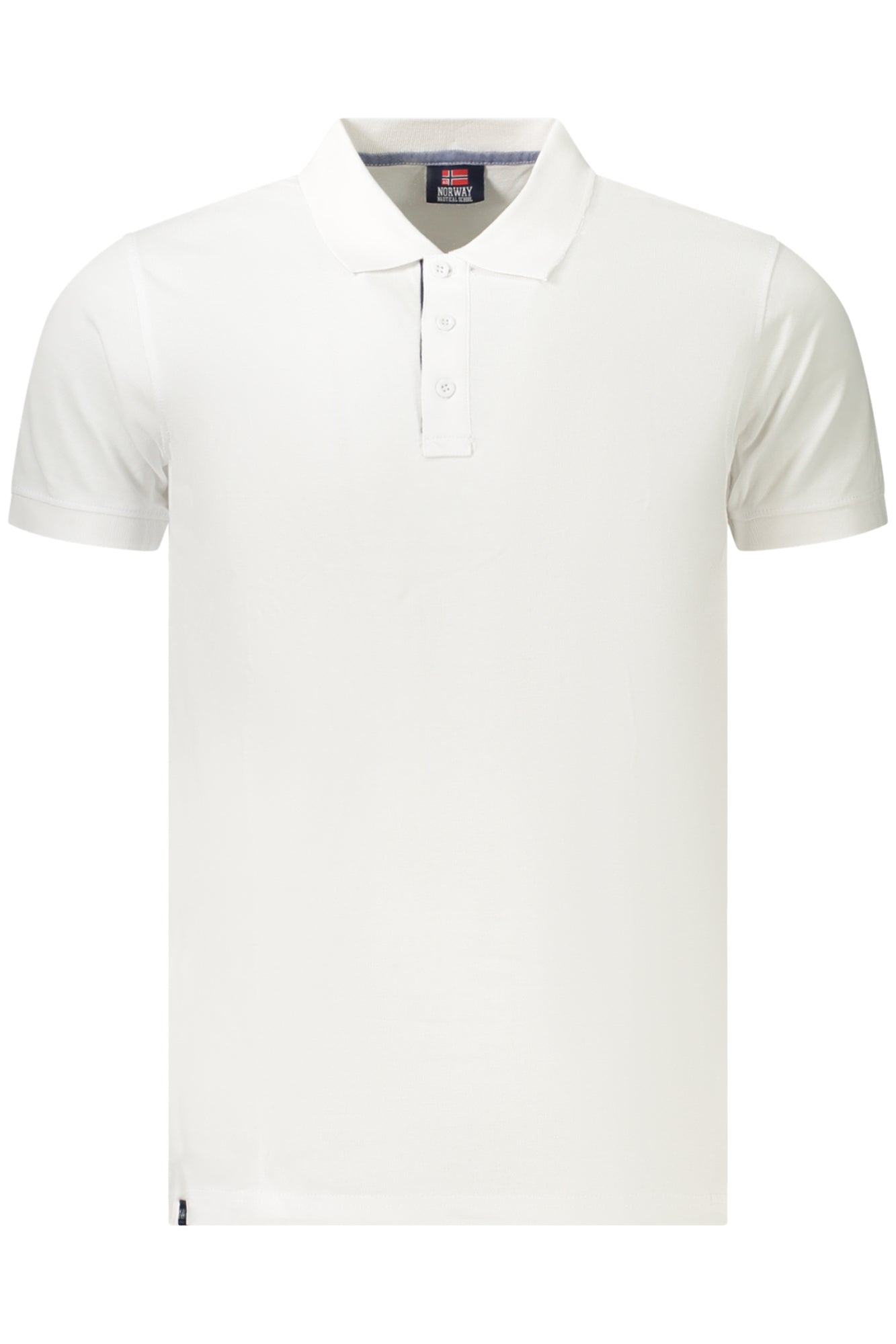 NORWEGEN 1963 HERREN KURZARM POLOSHIRT WEISS