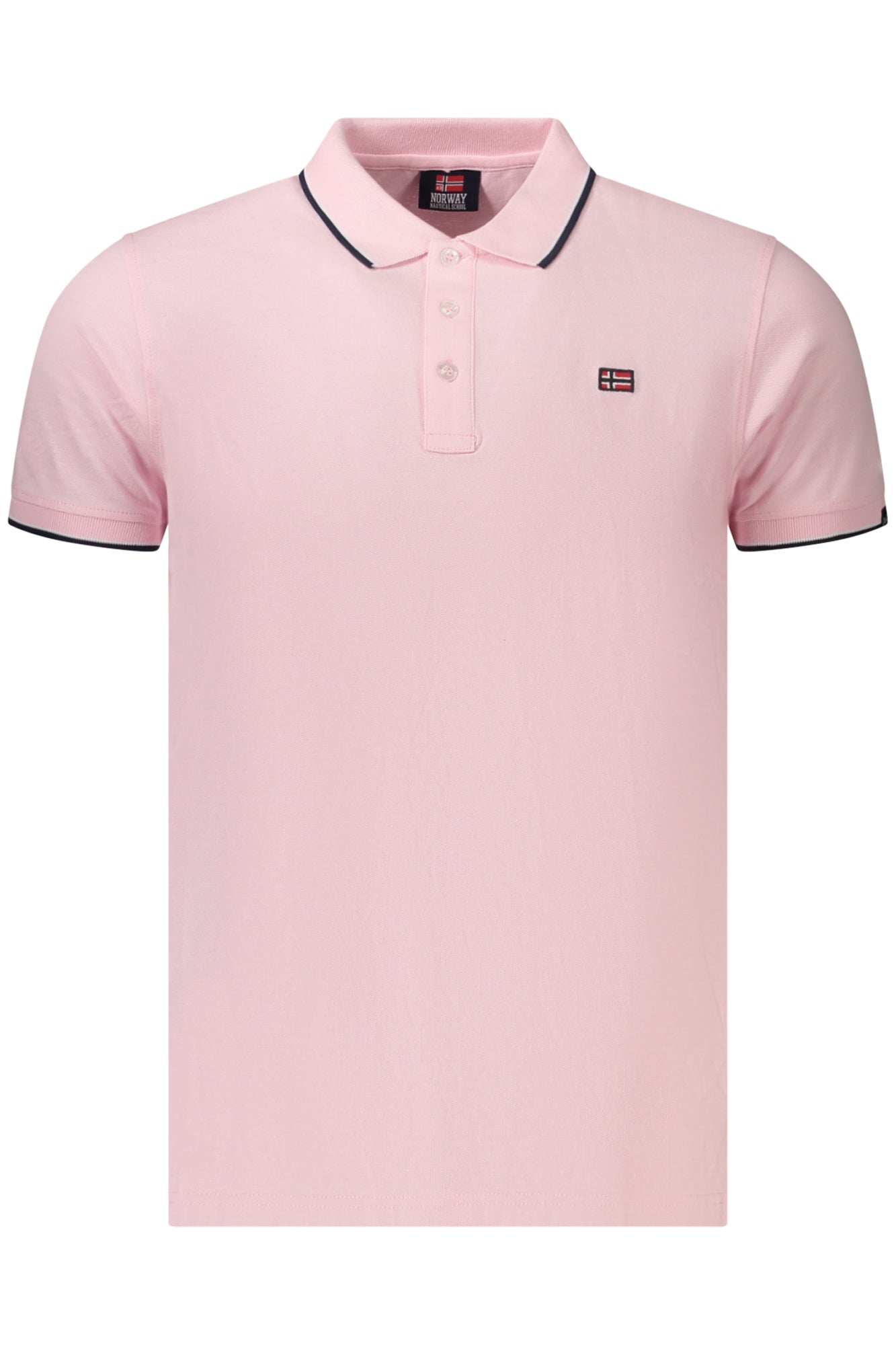 NORWEGEN 1963 HERREN-POLOSHIRT MIT KURZEN ÄRMELN, ROSA