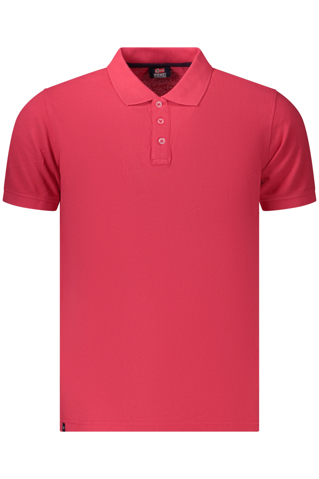 NORWEGEN 1963 HERREN-POLOSHIRT MIT KURZEN ÄRMELN, ROT