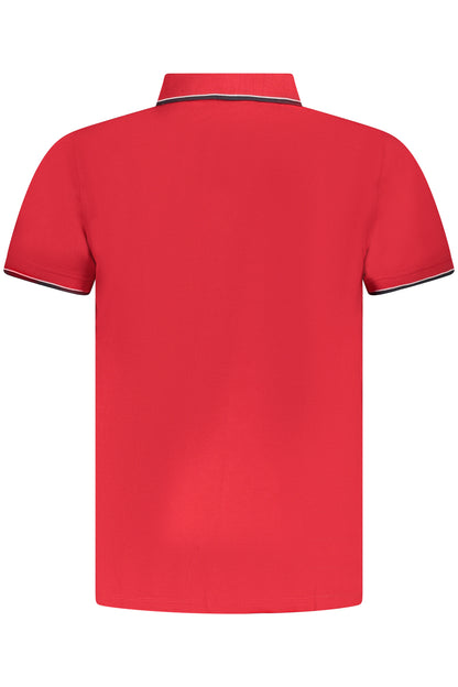 NORWEGEN 1963 HERREN KURZARM POLOSHIRT ROT