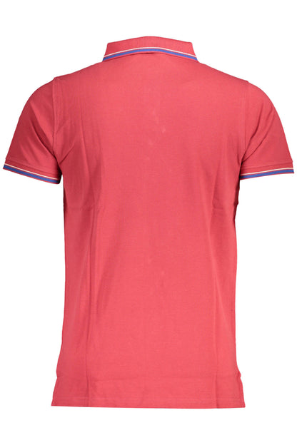NORWEGEN 1963 HERREN KURZARM POLOSHIRT ROT