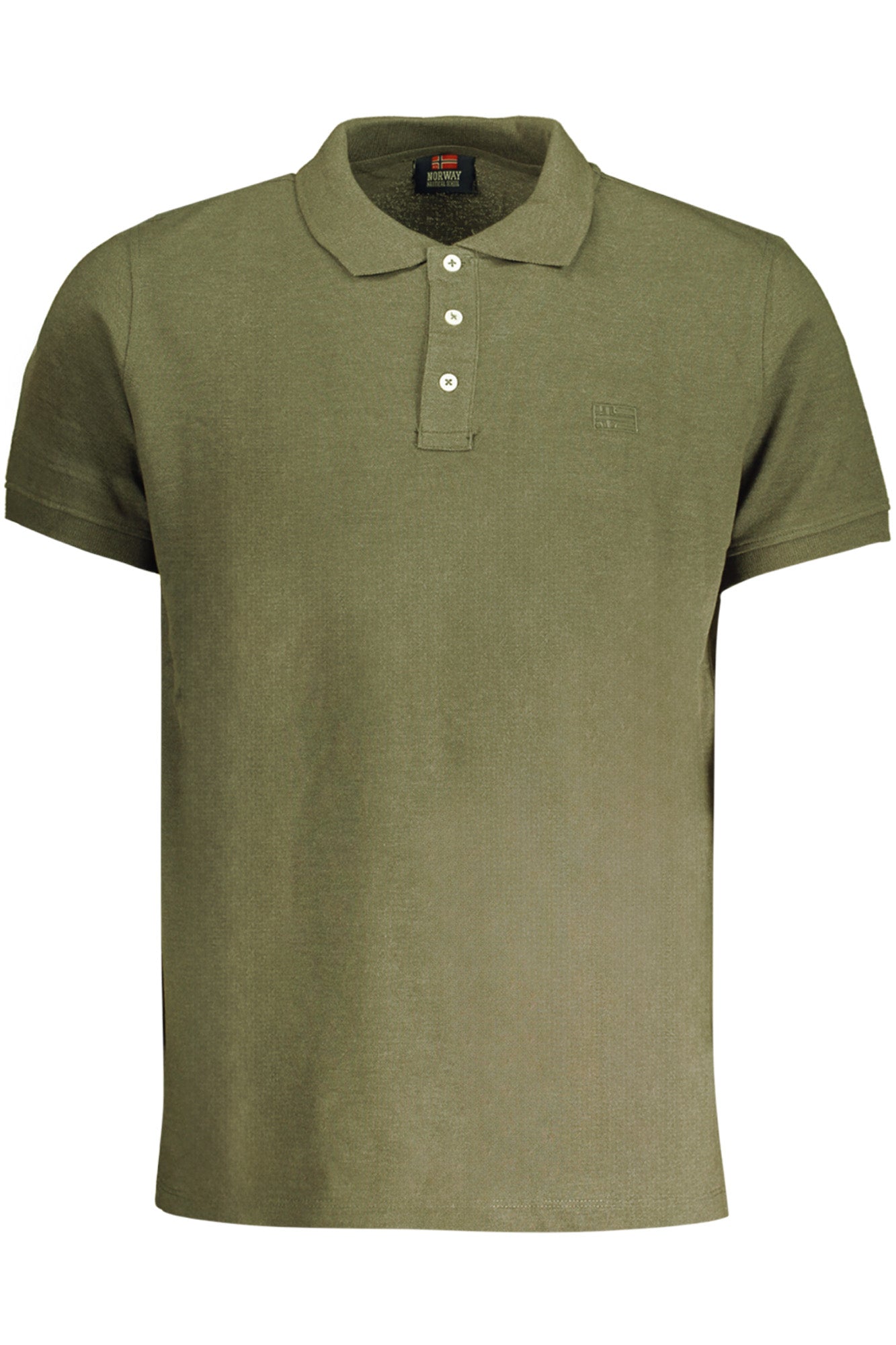 NORWEGEN 1963 GRÜNES KURZÄRMELIGES POLOSHIRT FÜR HERREN