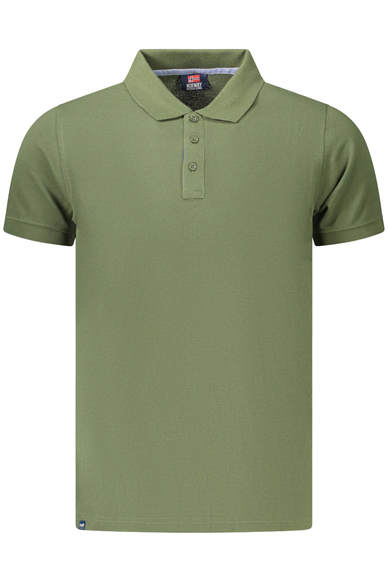 NORWEGEN 1963 HERREN-POLOSHIRT MIT KURZEN ÄRMELN, GRÜN