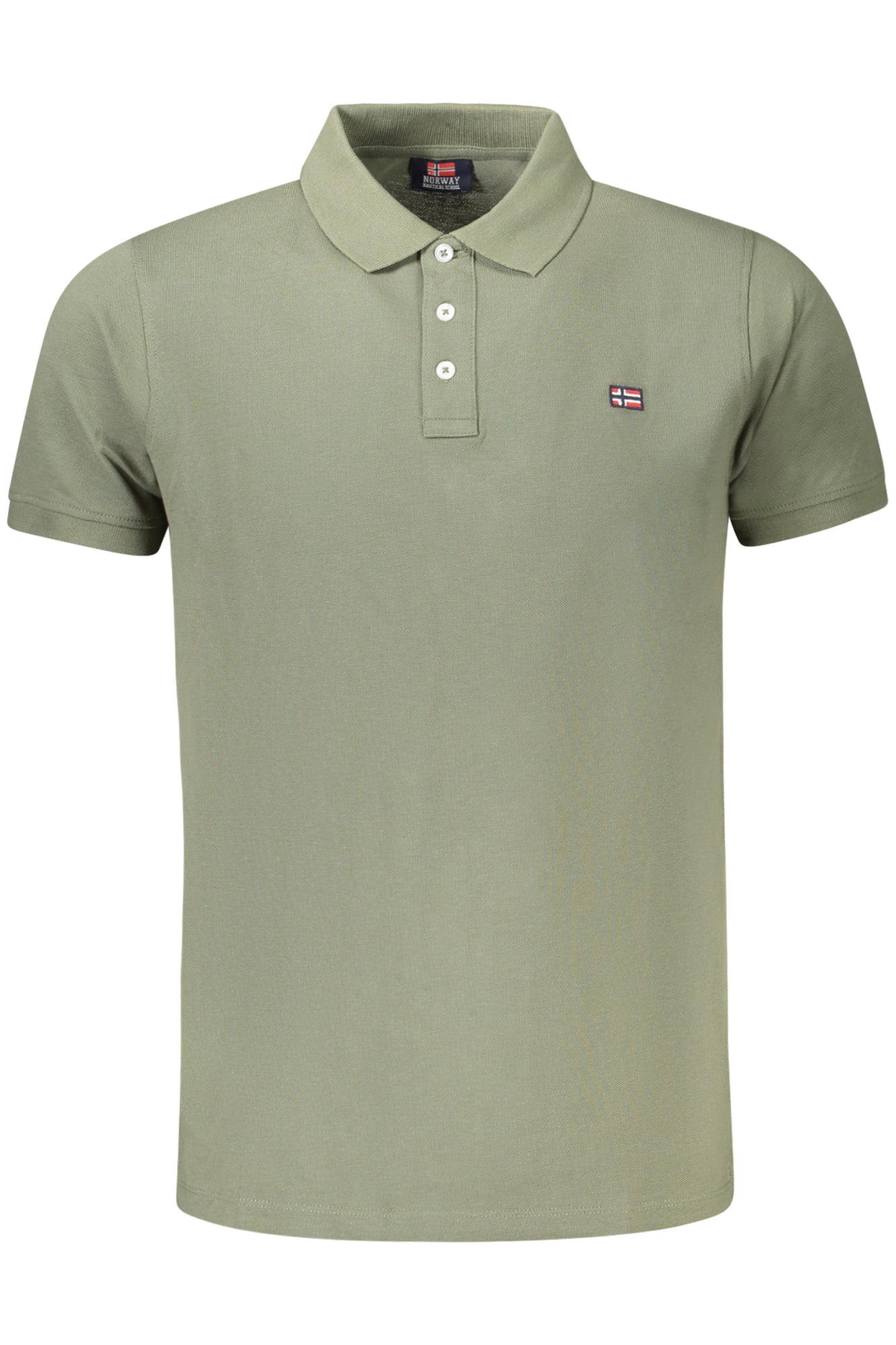 NORWAY 1963 HERREN KURZARM POLO GRÜN