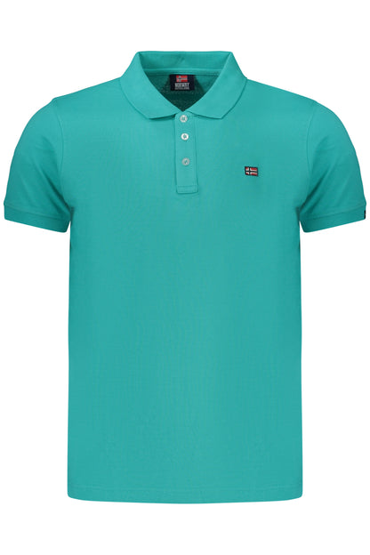 NORWEGEN 1963 HERREN-POLOSHIRT MIT KURZEN ÄRMELN, GRÜN