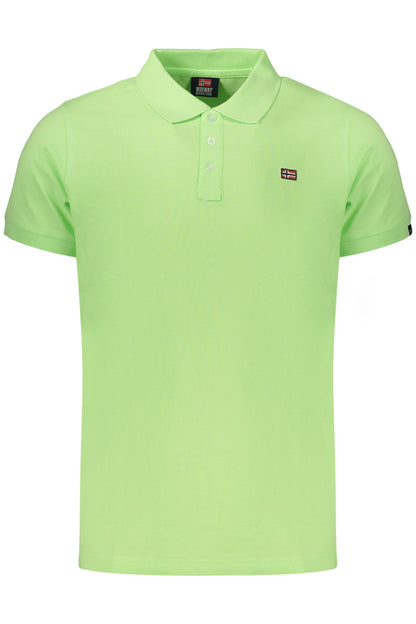 NORWEGEN 1963 HERREN-POLOSHIRT MIT KURZEN ÄRMELN, GRÜN