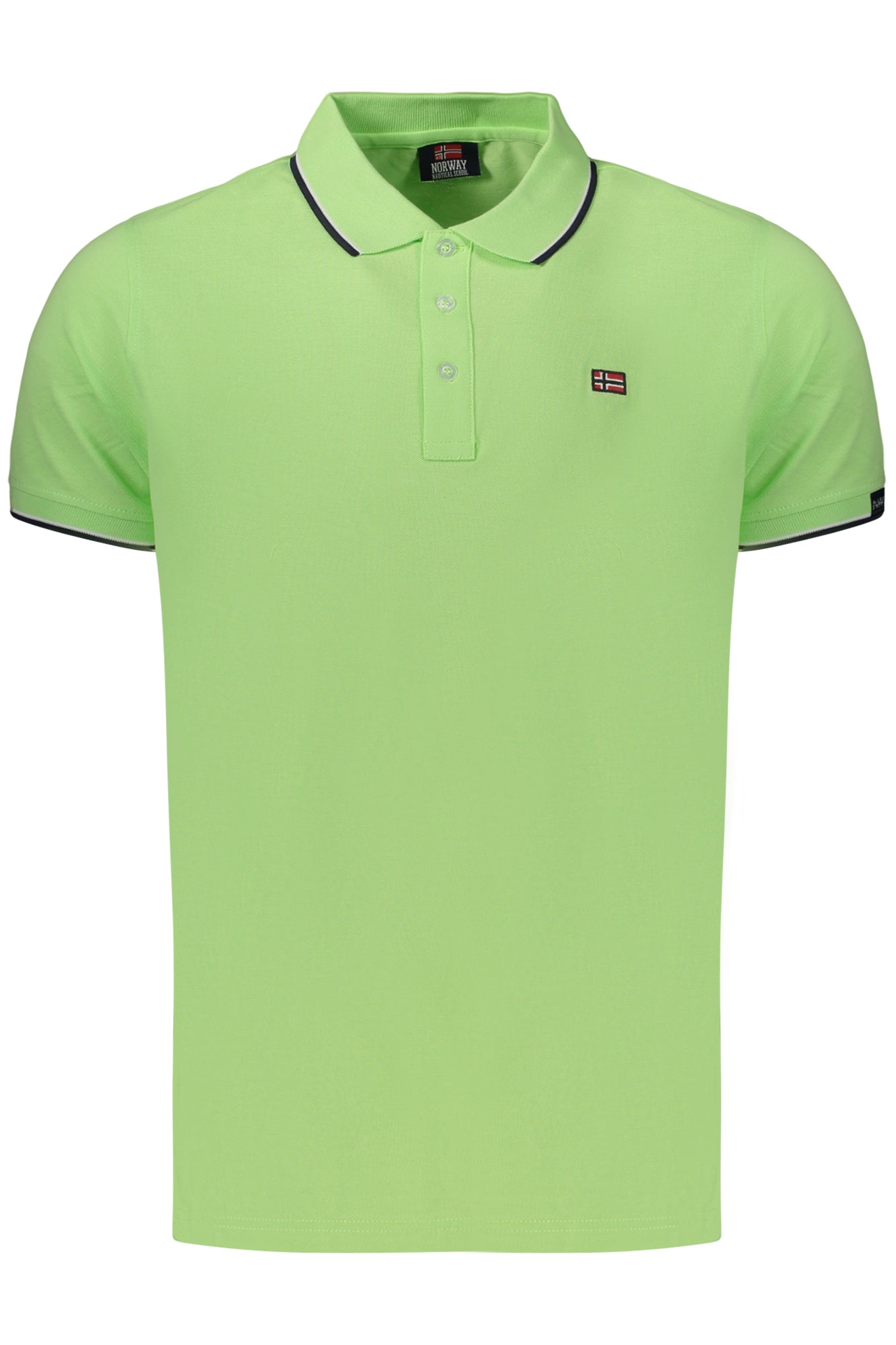 NORWEGEN 1963 HERREN-POLOSHIRT MIT KURZEN ÄRMELN, GRÜN