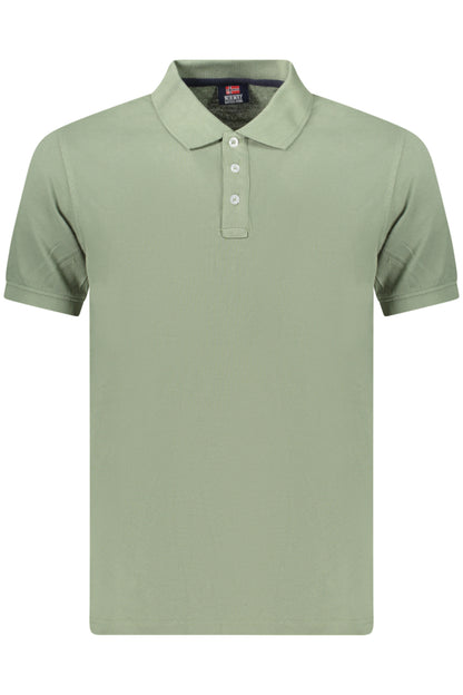 NORWEGEN 1963 HERREN-POLOSHIRT MIT KURZEN ÄRMELN, GRÜN