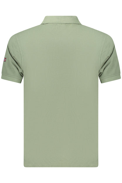NORWEGEN 1963 HERREN-POLOSHIRT MIT KURZEN ÄRMELN, GRÜN